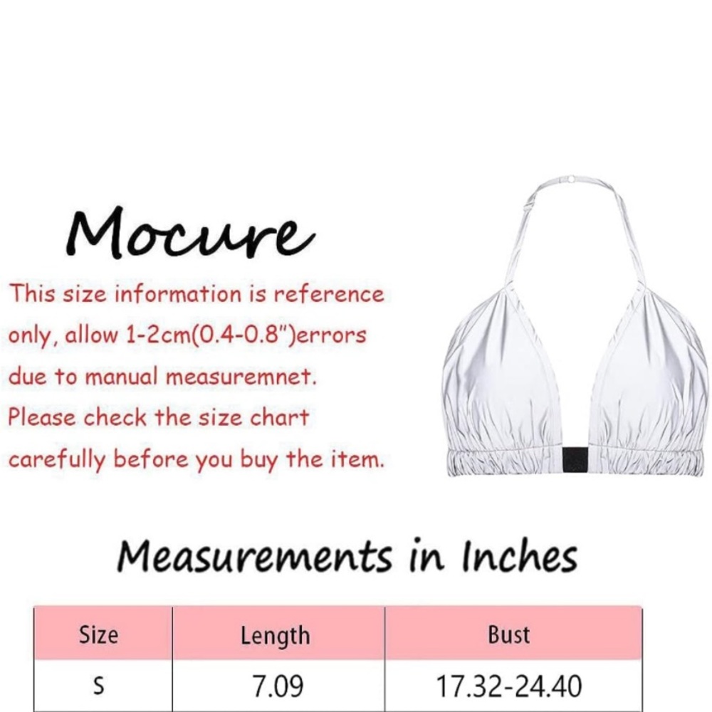 Reflective Rave Bra Top - Picture 4 of 12